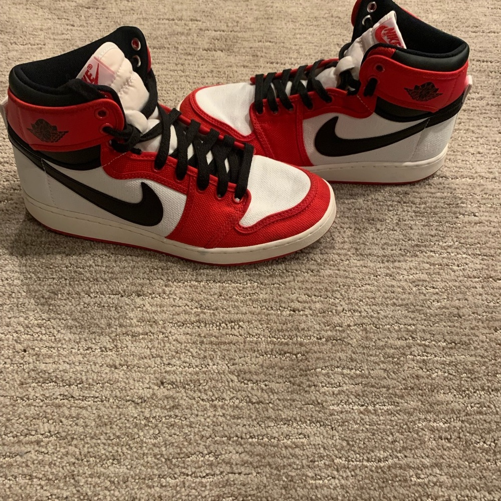 AJKO Jordan 1s White University/Red/Black